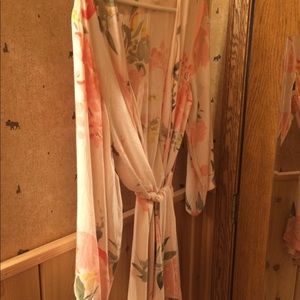 Flower elegant robe